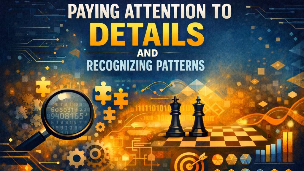PAYING ATTENTION TO DETAILS AND RECOGNIZING PATTERNS BY ABDULROZAQ TASLIM