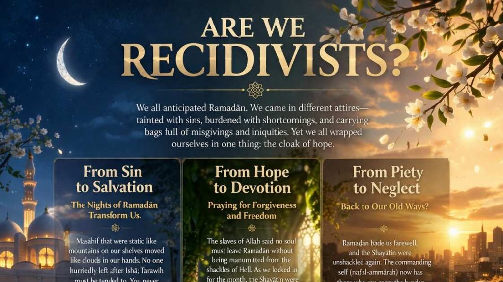 ARE WE RECIDIVISTS?
